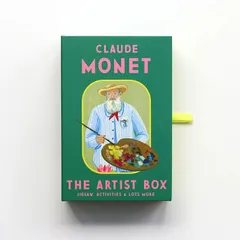 【新品】【1点販売】THE ARTIST BOX: CLAUDE MONET by Claude Monet [モネ パズル ワッペン イラスト アート 芸術 ユニーク おしゃれ BOX入り 贈り物]