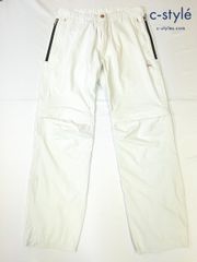 R386 [人気] MARK&LONA マーク&ロナ パンツ XL ホワイト ML-18S-L05