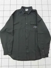 ◇ ⊇ ビジョンストリートウェア VISION STREET WEAR L.A.VISION 刺繍シャツ ブラック系 メンズ M E  【1512220073324】