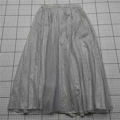 ◇ Θ エニィスィス any SiS フラワーレースチュールスカート グレー系 レディース E  【1512220073720】