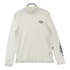 サイズ：L CALLAWAY キャロウェイ  裏起毛 モックネック長袖Tシャツ  ホワイト系 [240101605759] ゴルフウェア メンズ ストスト