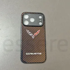 iPhone17Proケース スマホケース コルベット アイフォンケース 耐衝撃 ガラスケース ハードケース カーボン柄