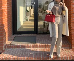 mudern ムドン スリム ブーツカット パンツ