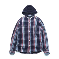 Polo Ralph Lauren 90年代 フード付き フランネルシャツ S 裏地サーマル