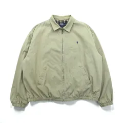 Polo Ralph Lauren 90年代 USA製 スウィングトップ ハリントンジャケット XL～ 裏地チェック スモールポニー刺繍 チンストラップ
