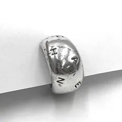 CHANEL シャネル　シルバー925 イヤリング　片耳　ピアス　イヤーアクセサリー　ロゴ　ココマーク　フープ　ヴィンテージ