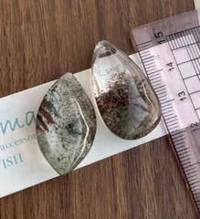 ガーデンクォーツネックレストップ用 2石セット