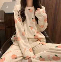 ＜在庫処分＞特価 新品 冬新作 レディース もこもこ ルームウェア 上下セット コーラルフリース 厚手 ゆったり 大きいサイズ　bu１