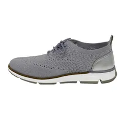 COLE HAAN(コールハーン) スニーカー 6 1/2 B レディース - グレー×シルバー ZEROGRAND レザー