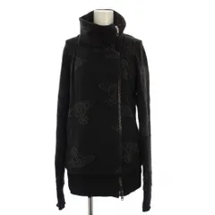 ヴィヴィアンウエストウッドレッドレーベル Vivienne Westwood RED LABEL オーブ スウェットジャケット ブルゾン スタンドカラー 2 黒 /KHのサムネイル