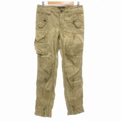 ラルフローレン RALPH LAUREN カーゴパンツ パラシュート テーパード 裾ジップ 9 カーキ /GV ■GY12のサムネイル
