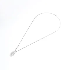 TIFFANY&Co. ティファニー ネックレス リターントゥ プレート 925 ボールチェーン【中古】