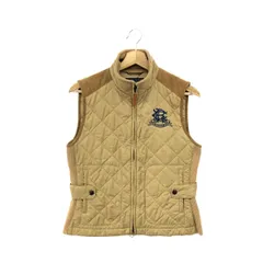 RALPH LAUREN ラルフローレン ベスト サイズ:L キルティング/レザー/牛革    ベージュ レディース / 240001183789