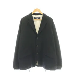 コムデギャルソンオム COMME des GARCONS HOMME ウールサージ 製品縮絨ジャケット テーラード M ネイビー HP-J105 AD2025 /CX ■OS