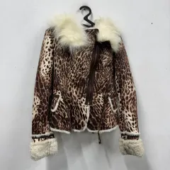 正規品/55 EGOIST エゴイスト レディース ヒョウ柄 レオパード ファー ムートン EE