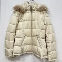 MELROSE CLAIRE メルローズクレール ファー 長袖 ファー　ジャケット サイズ4 ベージュ【極美品】