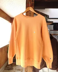 90s champion チャンピオン リバースウィーブ Lサイズ USA製 アメリカ製 オレンジ