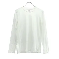 GALERIE VIE ギャルリー ヴィー 23AW スムージーコットン クルーネックプルオーバーTシャツ 23-03-34-03303 ホワイト Fのサムネイル