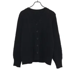 MYLAN マイラン Cashmere Cable Knit V Neck Cardigan カシミヤケーブルニットカーディガン  ブラック F