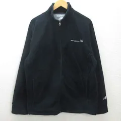 ｇ■ニューバランス/New Balance フリースジャケット【3L】黒/men's/10【中古】■