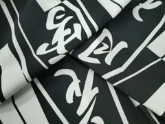 平和屋着物●男性　小紋　胴抜き仕立て　雪月花　洗える着物　CABC6413yc