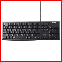 バッファロー BUFFALO USB接続 有線スタンダードキーボード ブラック BSKBU105BK【Windows/PS4/Nintendo Switch対応】