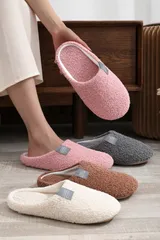 ルームシューズ ボアスリッパ あったか 室内履き もこもこ 防寒 ルーム シューズ 軽量