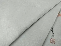平和屋着物●上質な色無地　作家物　堅牢草木加賀梅染　蓮色　丹後ちりめん　反端付き　正絹　逸品　AABF3594ck