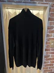 A-1688 未使用品 Brooks Brothers ブルックスブラザーズ ニット セーター メリノウール ブラック サイズ2XL