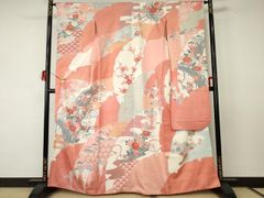 振袖 やまと扱い ふくれ織 金彩 身丈161cm 撥水加工済 HKT145 - メルカリ