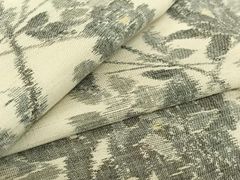越後上布 小千谷縮 麻 着物 新品 未使用 着用可 リメイク はぎれ 古布