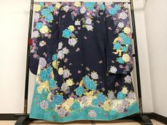 ブランド振袖 MERCURYDUO 銀通し 刺繍 身丈177cm MO3768 - メルカリ