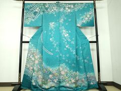 オーガンジー打掛 レース打掛 水色 花柄刺繍 オーガンジー打掛 レース打掛 水色 花柄刺繍 - メルカリ