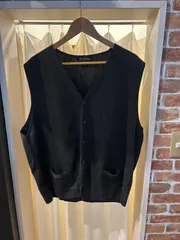 A-1689 Brooks Brothers ブルックスブラザーズ ニット ベスト セーター メリノウール ダークグレー系 サイズXL