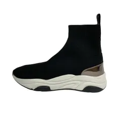 DIANA(ダイアナ) シューズ 225 レディース美品  黒×シルバー +diana/ニット/ハイカット