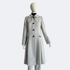 BURBERRY LONDON バーバリー ウールコート グレー ロングコートのサムネイル