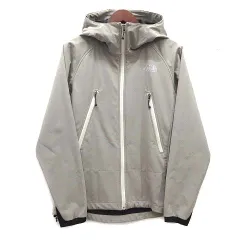 ザノースフェイス THE NORTH FACE V2フーディ V2 HOODIE マウンテンパーカー ソフトシェル NP16106 ライトグレー M 美品