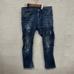 DSQUARED2 ダメージジーンズ ペインティング デニムジーンズ 48 A04756