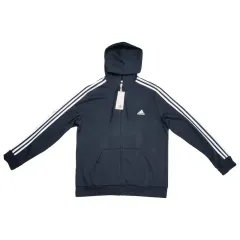 新品 ADIDAS エッセンシャルズ-3 フリース フーディー ジップアップ Men XL