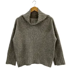m ▲ ③ ハイネックニット レディース グレー 38