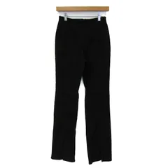 ジーユー デニムパンツ ジーンズ ジーパン 未使用 フレア スリット ストレッチ ボトムス 黒 レディース Mサイズ ブラック GU