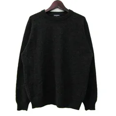 ユニクロ ニット セーター 長袖 ウール100% トップス レディース Mサイズ ダークグレー UNIQLO 【中古】