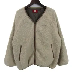 コンバース ブルゾン ジャケット ボア アウター レディース Mサイズ クリーム色 CONVERSE 【中古】