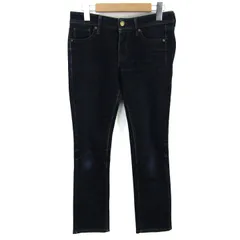 ユニクロ デニムパンツ ジーンズ ジーパン ストレッチ ボトムス レディース 24サイズ インディゴ UNIQLO 【中古】