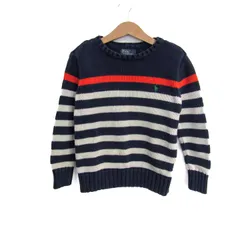 ポロバイラルフローレン セーター 長袖 ボーダー トップス キッズ 男の子用 6サイズ ネイビー×ホワイト Polo by Ralph Lauren 【中古】のサムネイル