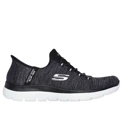 SKECHERS(スケッチャーズ) Skechers Hands Free Slip-ins SUMMITS-EVERYDAY SET シューズ スポーツカジュアルシューズ 150264、(BKW)BLACK/WHITE