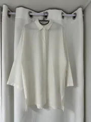 レディース Acne Studios アクネストゥディオズ SABRA TECH 白 シャツ 34