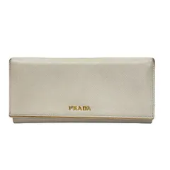PRADA(プラダ) 長財布 - アイボリー レザー