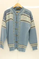 【中古】 nordstrikk レディースカーディガン 44 カーディガン nordstrikk 44 水色 アクアブルー