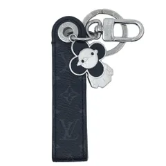 【栄】ルイヴィトン M01821 キーホルダー ドラゴンヌ ヴィヴィエンヌ バッグチャーム ストラップ 黒 シルバー金具 小物 アクセ 本体品のみ